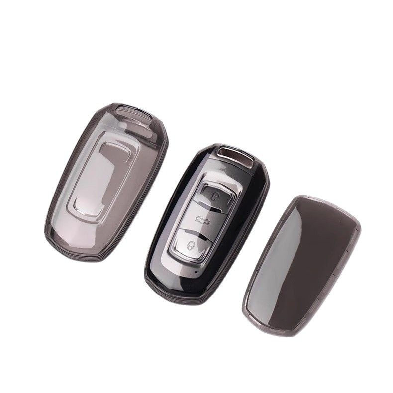 Geely Panda Mini Key Cover TPU Transparent Black 2025 Type b-transparent black view 3