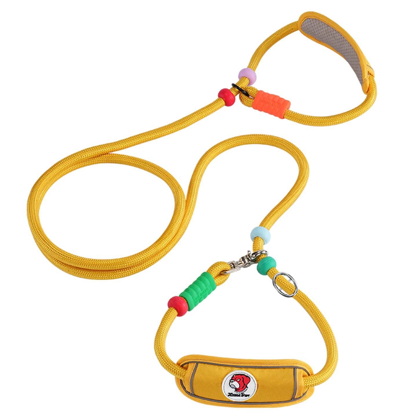 GROW&TAIL Nylon Dog Leash Buffer Handle for Large Dogs — image 1