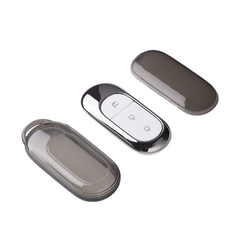 Leapmotor C11 C01 Key Cover Tpu Transparent Black Type b - transparent black view 4
