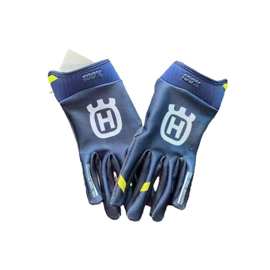 Lohas Fox Motorcycle Gloves Knitting Anti Slip 22 new blue touch screen view 5