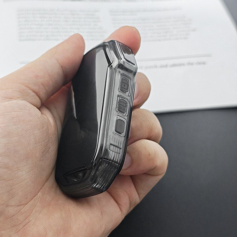 Kia Key Cover Tpu Transparent Black Shell Ring Type d - transparent black view 4