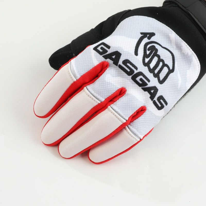 FISD Cycling Gloves Red Blue Breathable Wear Resistant White M view 5