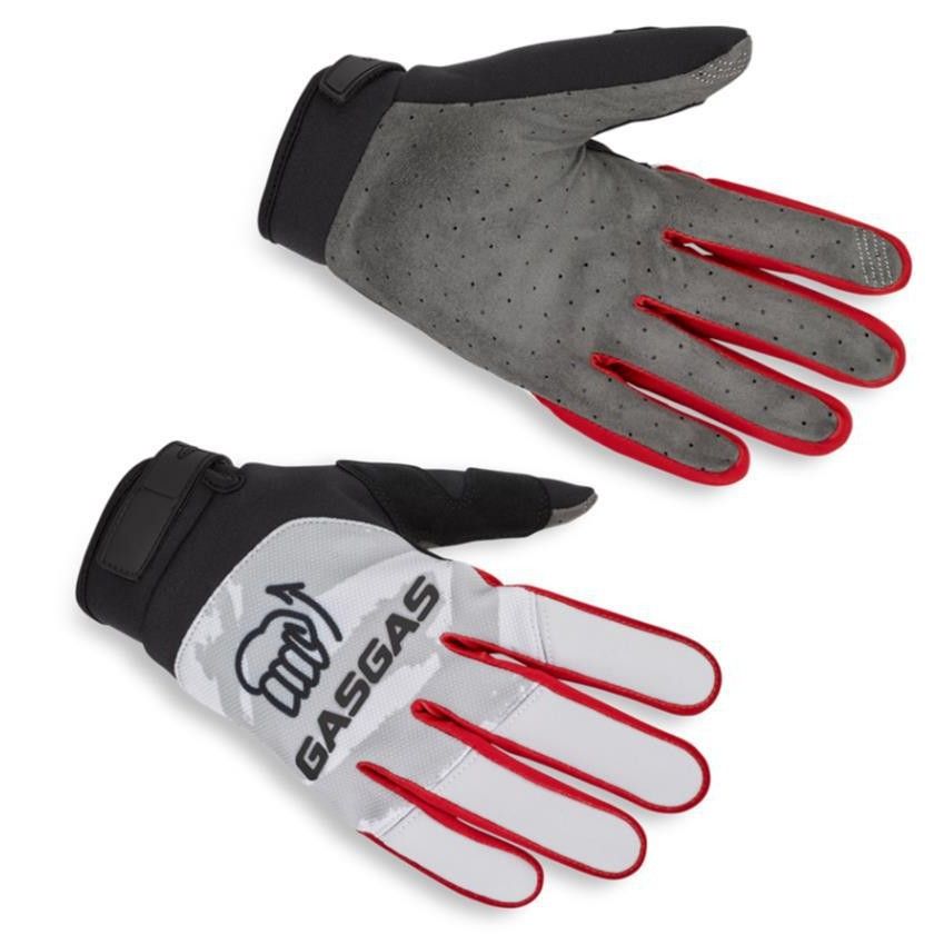FISD Cycling Gloves Red Blue Breathable Wear Resistant White L view 3
