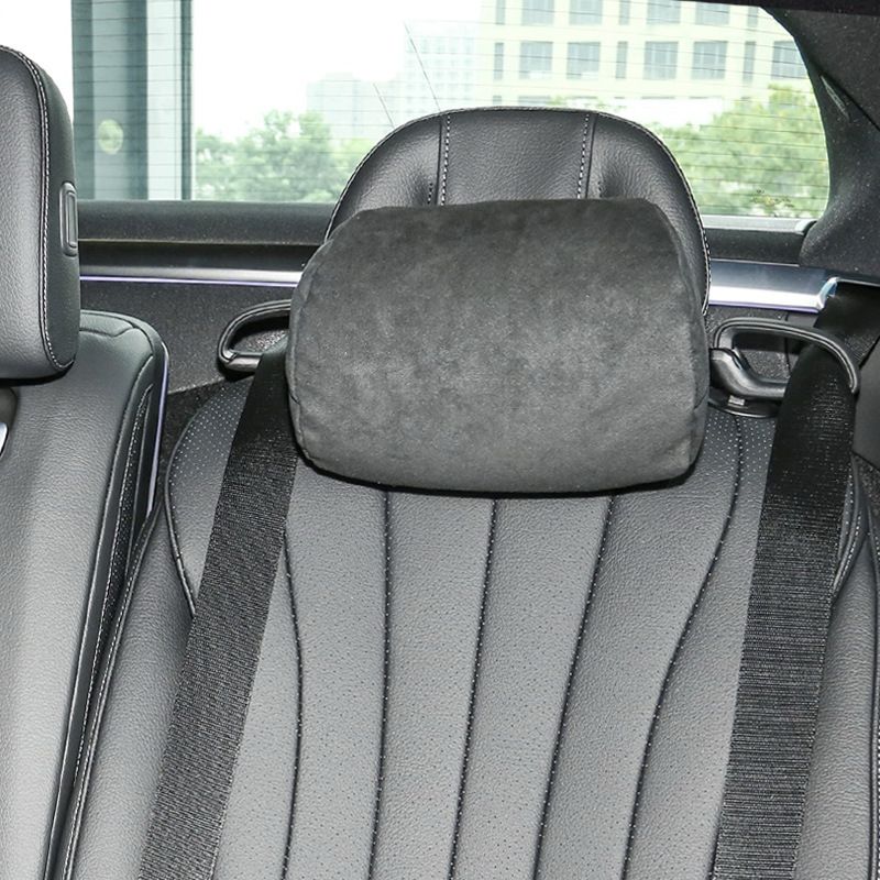Rear Headrest Mercedes Benz E C GLC GLE GLS Microfiber Obsidian black new — image 1
