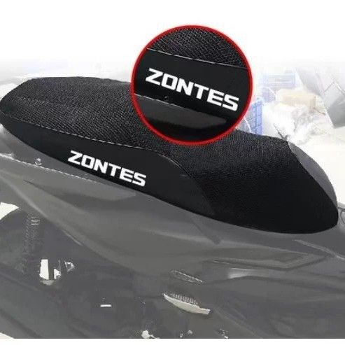 Motorcycle Seat Cover Zontes 368G Breathable Black view 2