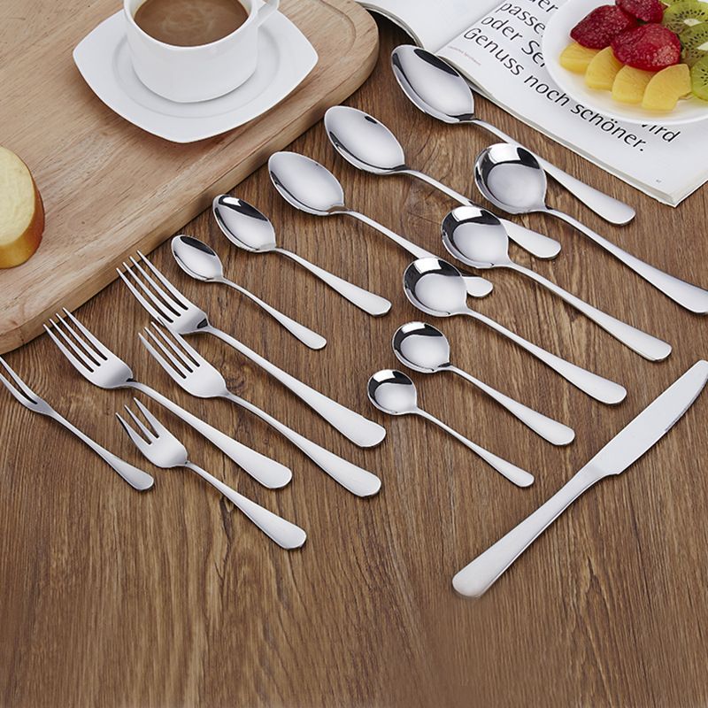 Stainless Steel Knife Fork Spoon Set 1010 1010 main serving spoon view 2