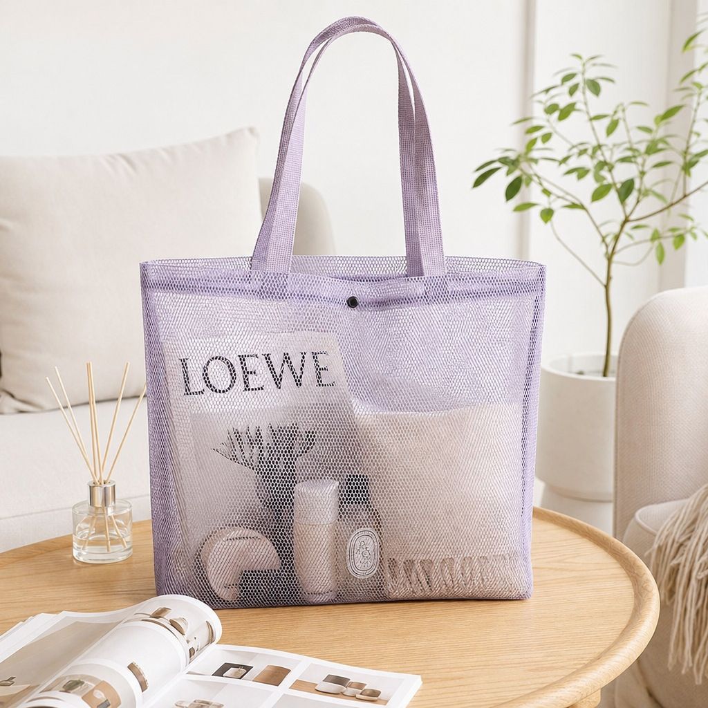 Jinmiao Mesh Storage Bag Large Capacity view 3