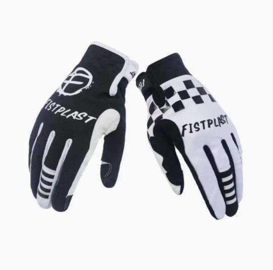 fistplast Motorcycle Gloves Full Finger Breathable. Milky white
