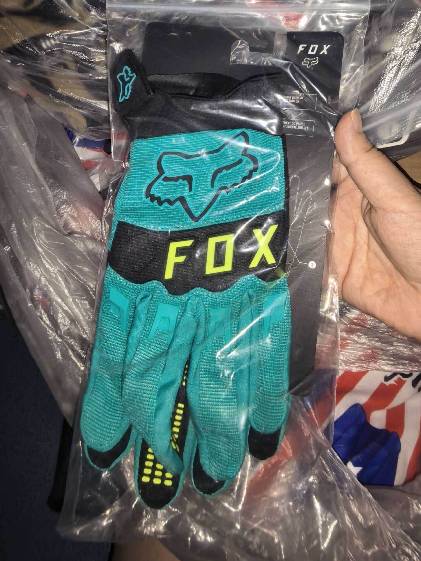 Motorcycle Gloves Nylon MTB Full Finger L
