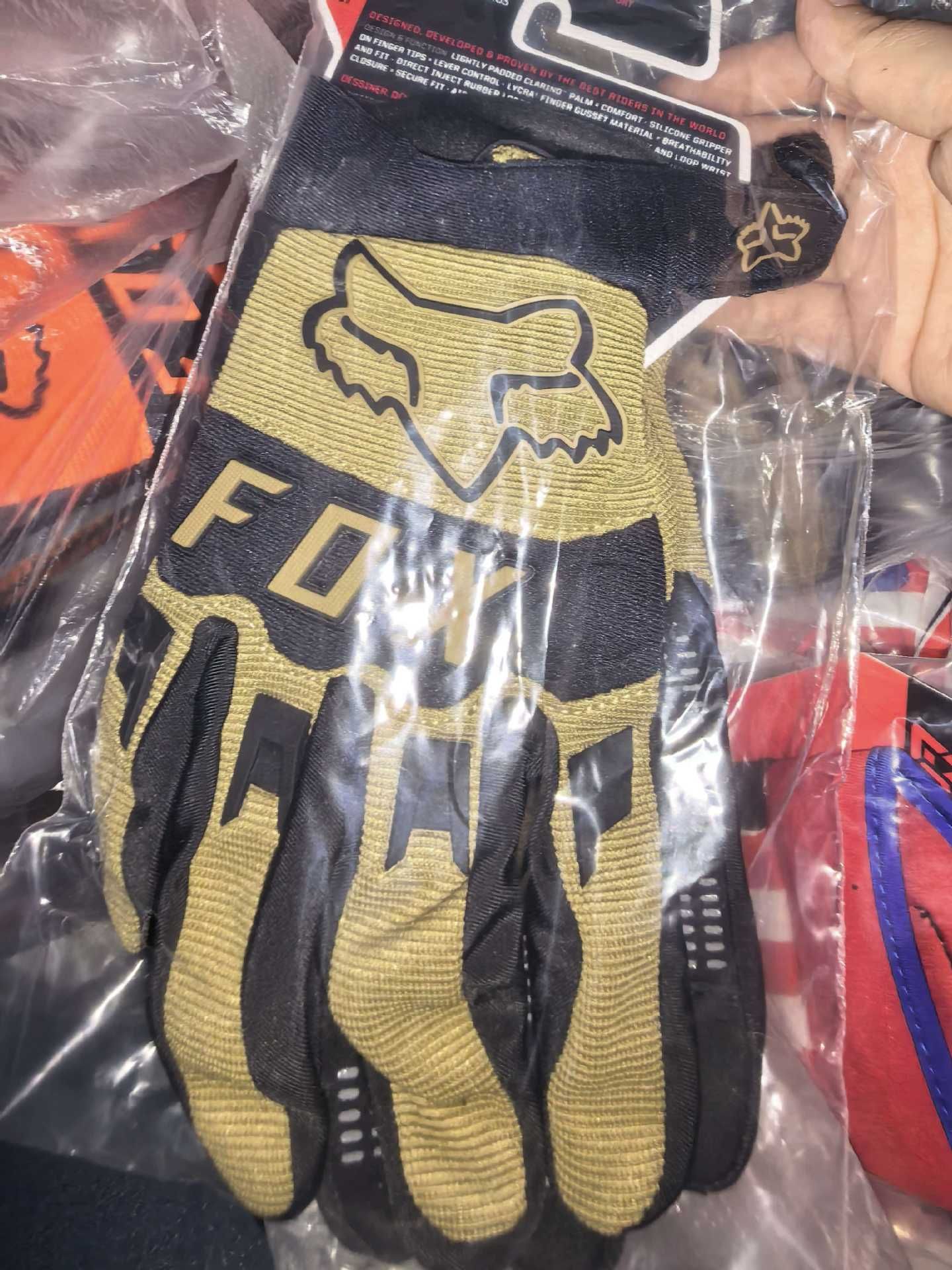 Motorcycle Gloves Nylon MTB Full Finger XL