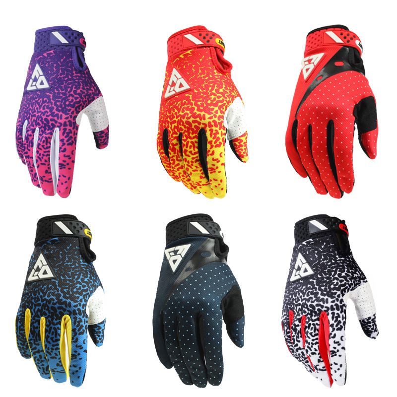 Fistplast Nylon Off Road Motorcycle Mountain Bike Gloves Red S view 2