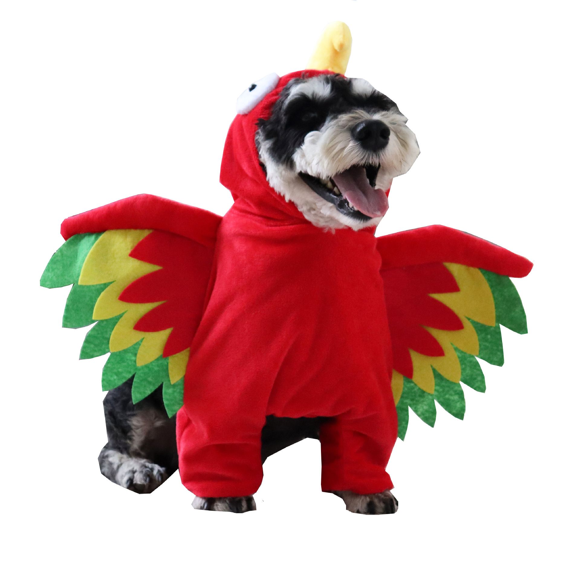 AMOOR Funny Turkey Pet Costume Red S view 4