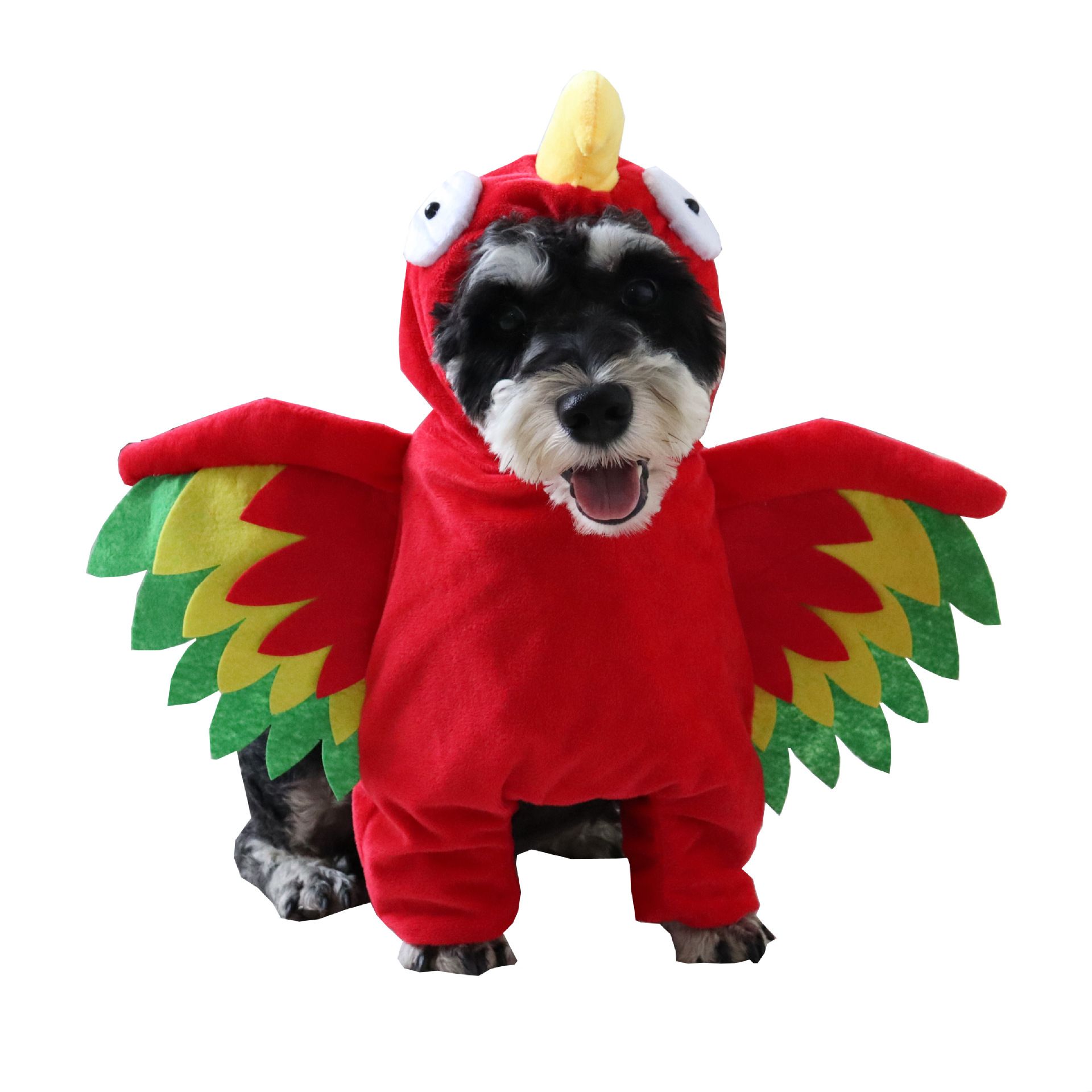 AMOOR Funny Turkey Pet Costume Red S view 6