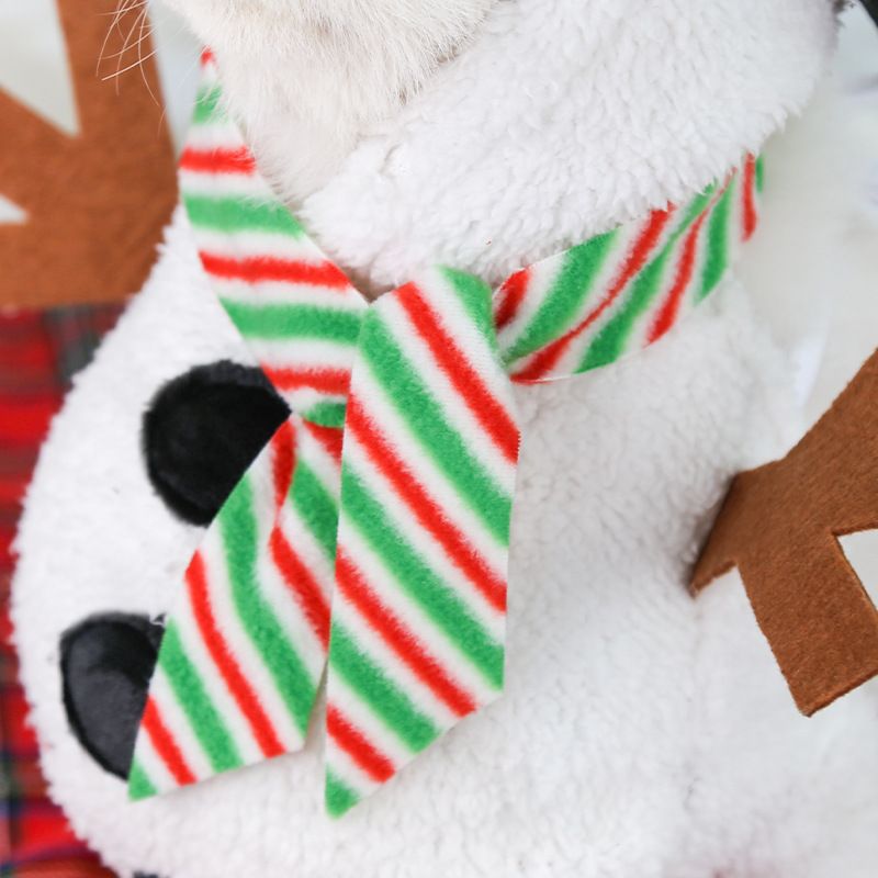 Pet Snowman Costume Dog Cat Winter Wear Weiwang Standing Snowman view 5