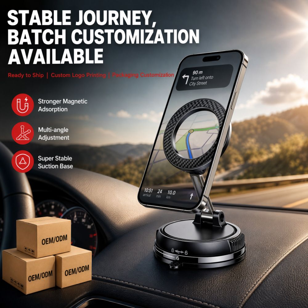 Car Phone Holder Vacuum Suction 360 Rotation view 2
