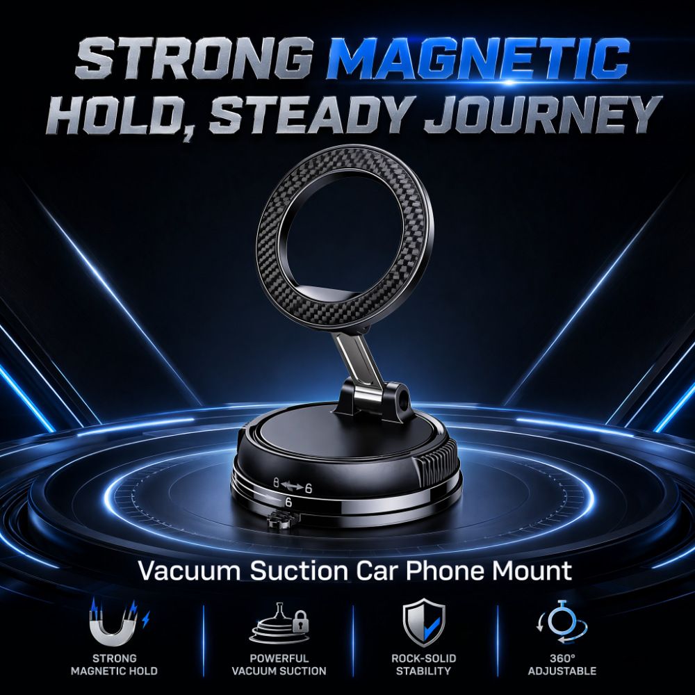 Car Phone Holder Vacuum Suction 360 Rotation view 3
