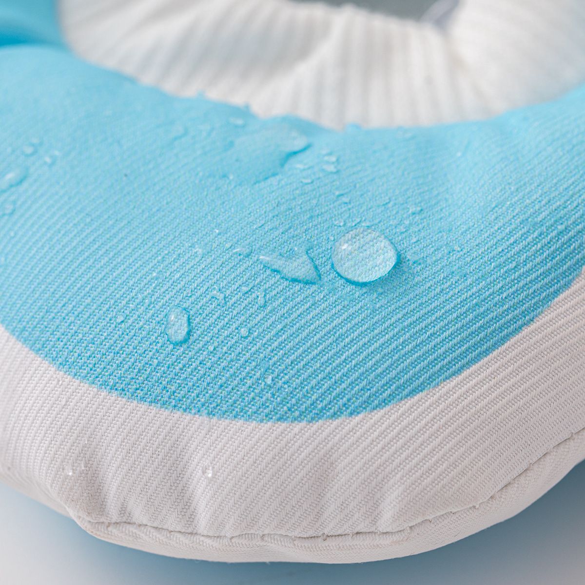 Flower Pet Elizabethan Collar Waterproof Cotton Paw Home M Sky Blue view 4