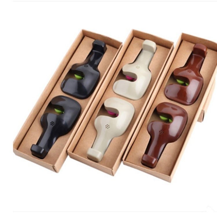 Car Seat Hook ABS Black Pair view 2