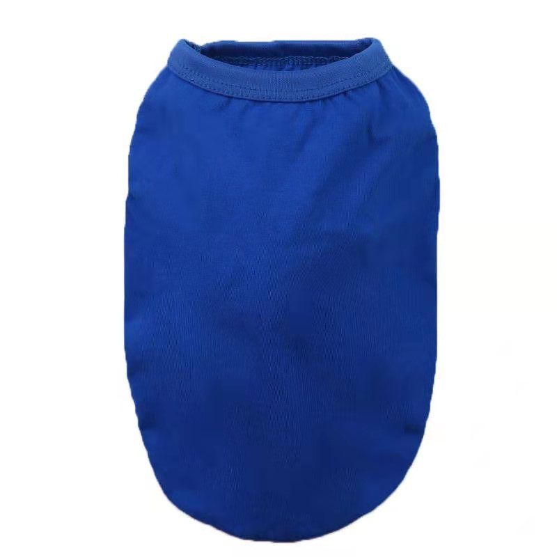 Cotton Pet Vest Clothing for Dogs and Cats by shine Pure cotton vest pure dark — image 1