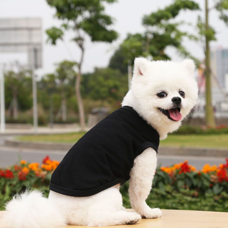 Cotton Pet Vest Clothing for Dogs and Cats by shine Pure cotton vest pure view 5