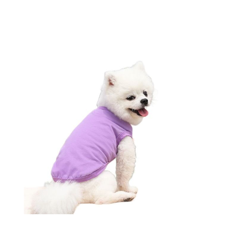 Cotton Pet Vest Clothing for Dogs and Cats by shine Pure cotton vest pure view 6