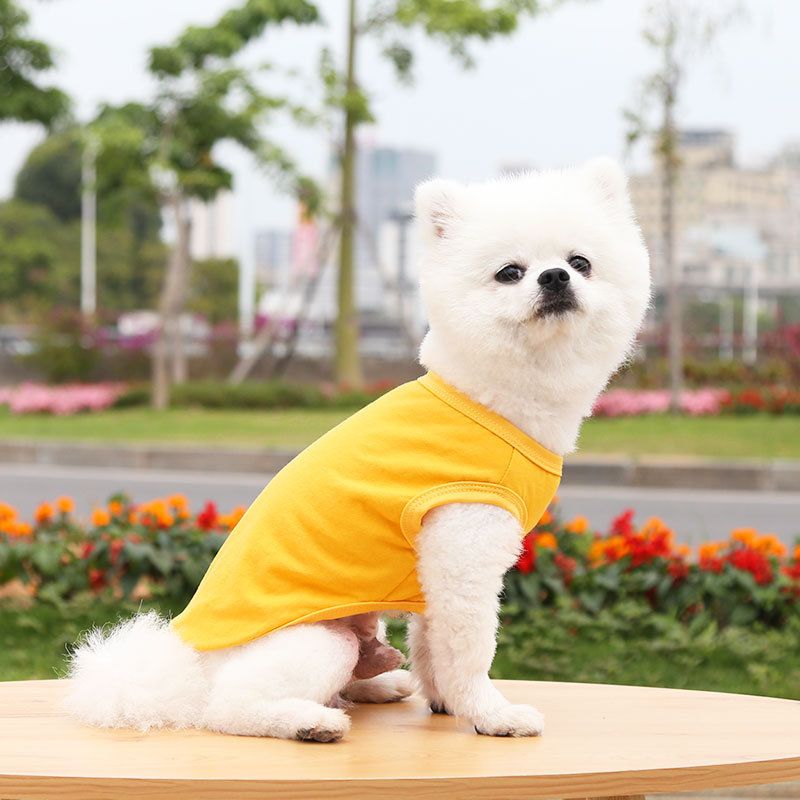 Cotton Pet Vest Clothing for Dogs and Cats by shine Pure cotton vest pure view 4
