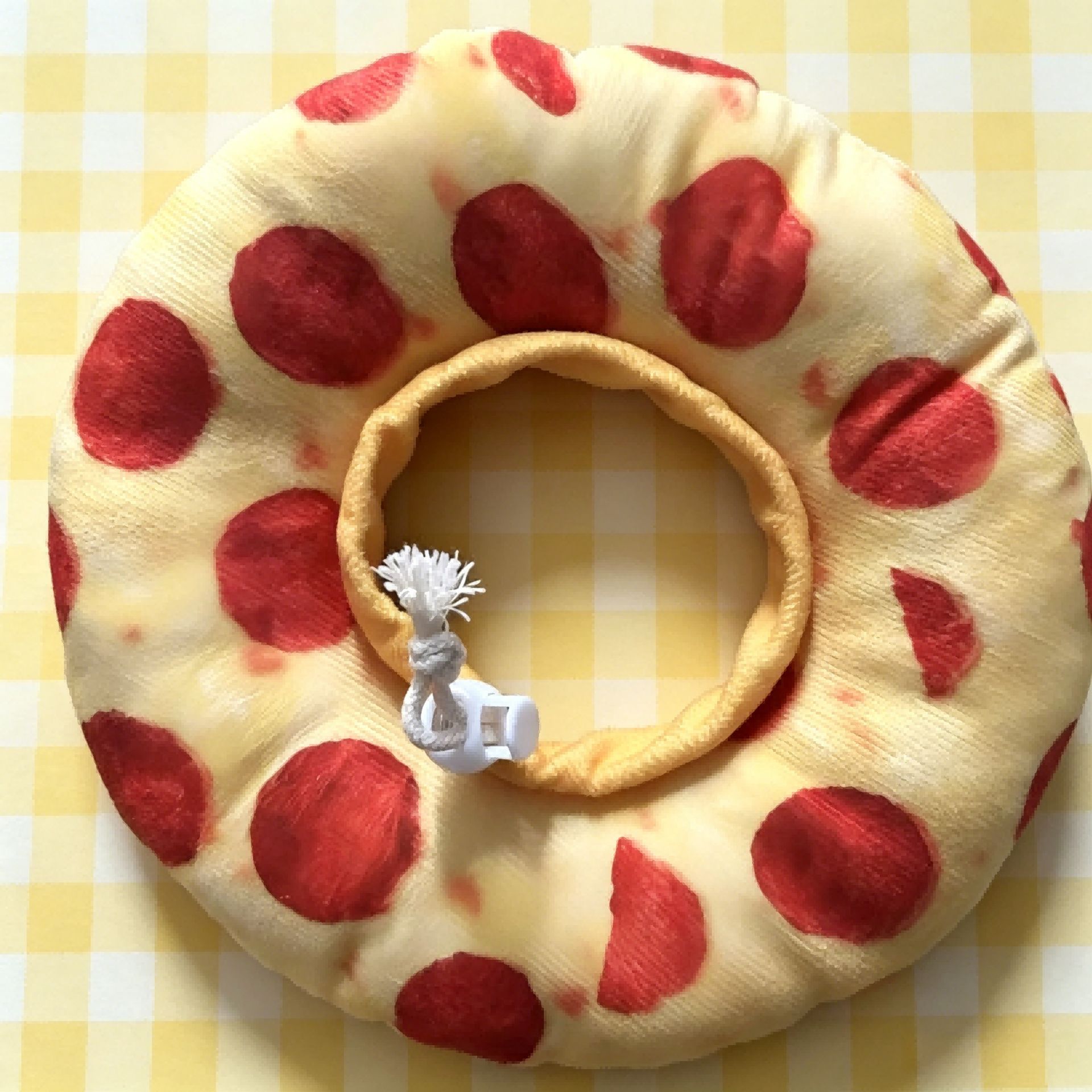 Amoor Pet Elizabethan Collars Pizza Donut Toast M Dessert three-piece set view 4
