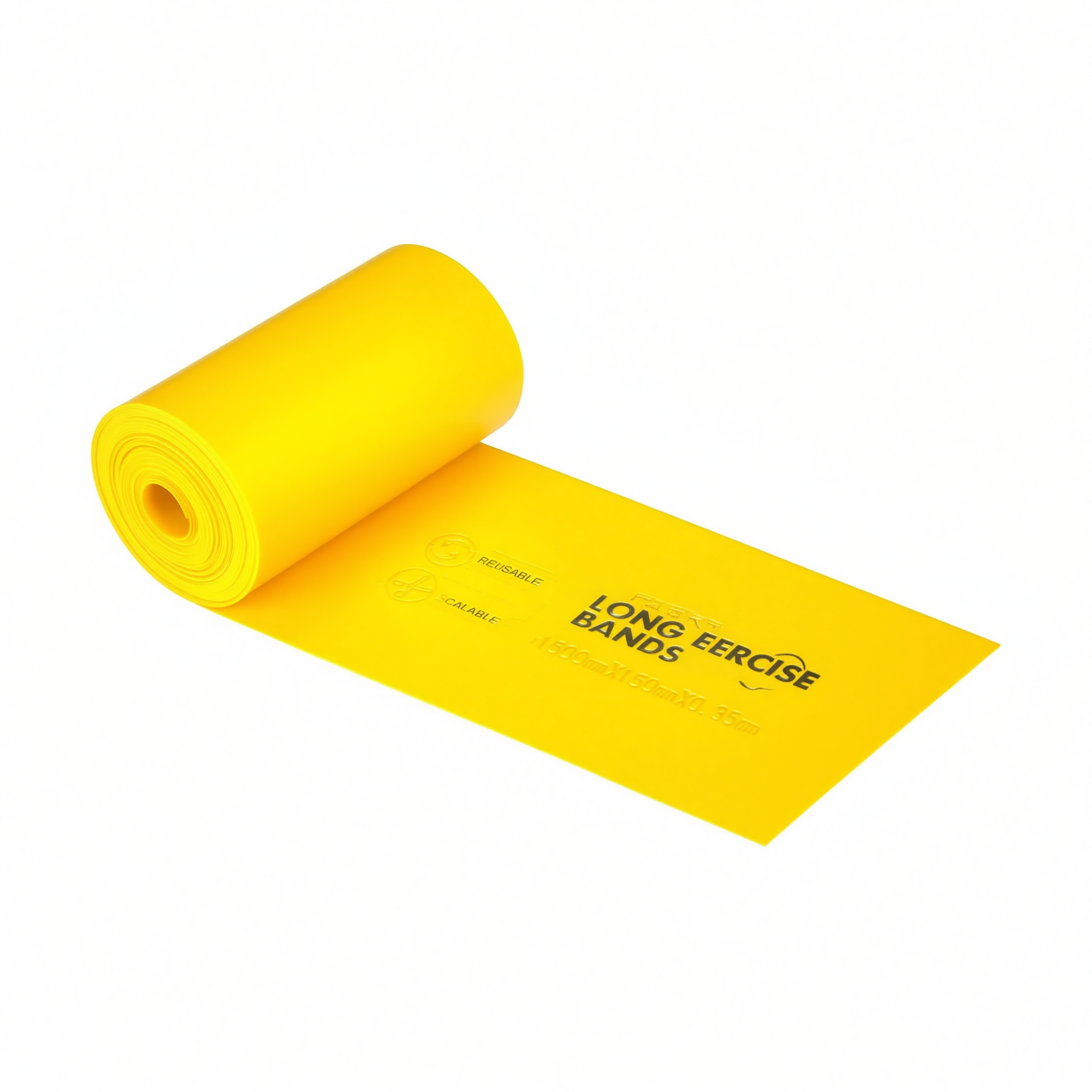 QZE Resistance Band Yoga TPE Pink 1500mm Pink [1500*150*0.35mm] view 4