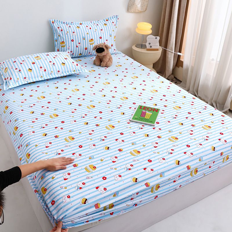 Yuan sheng Home Textiles Pure Cotton Cartoon Dog Sheet Cartoon white bear view 5