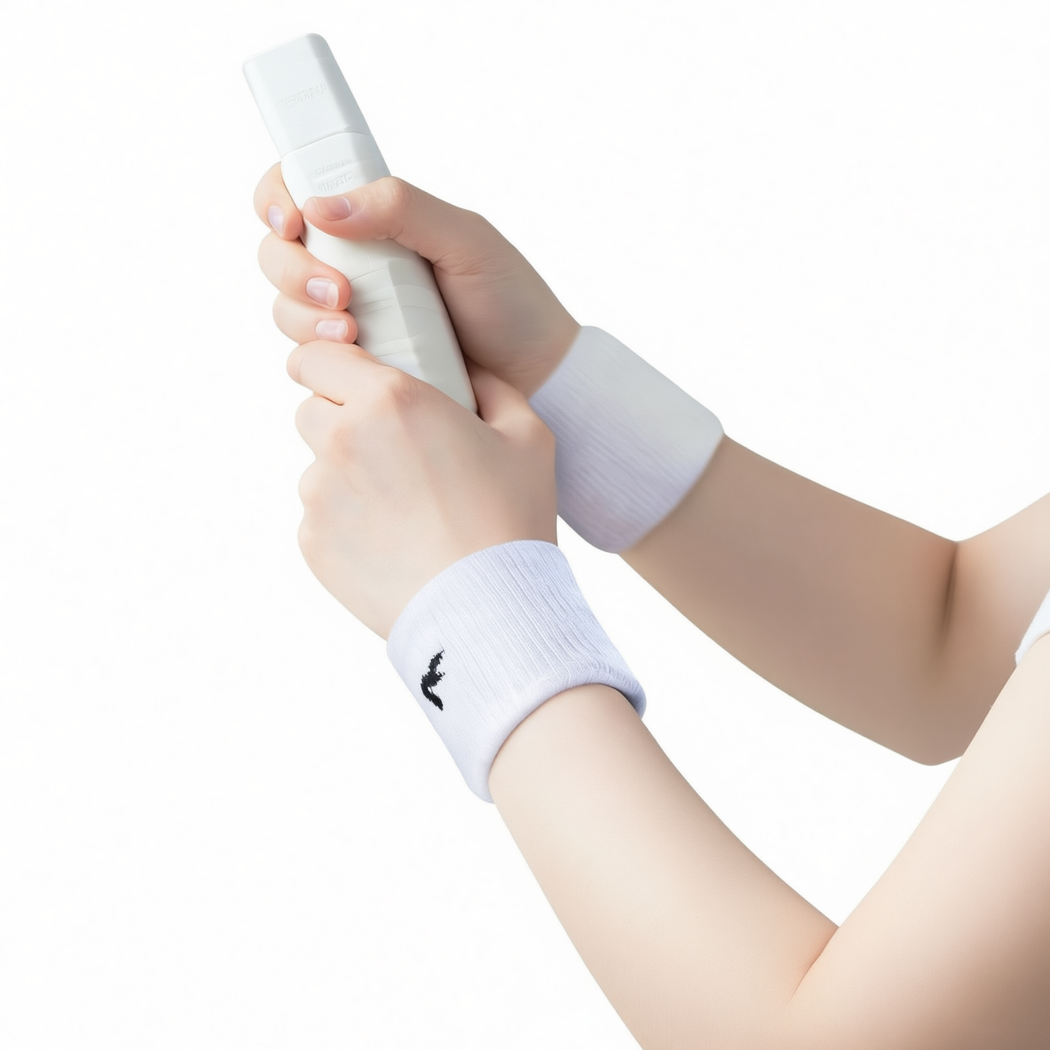 Sports Wristbands Sweat Absorbent Elastic Polyester Rihakuhaku [sweat-absorbent