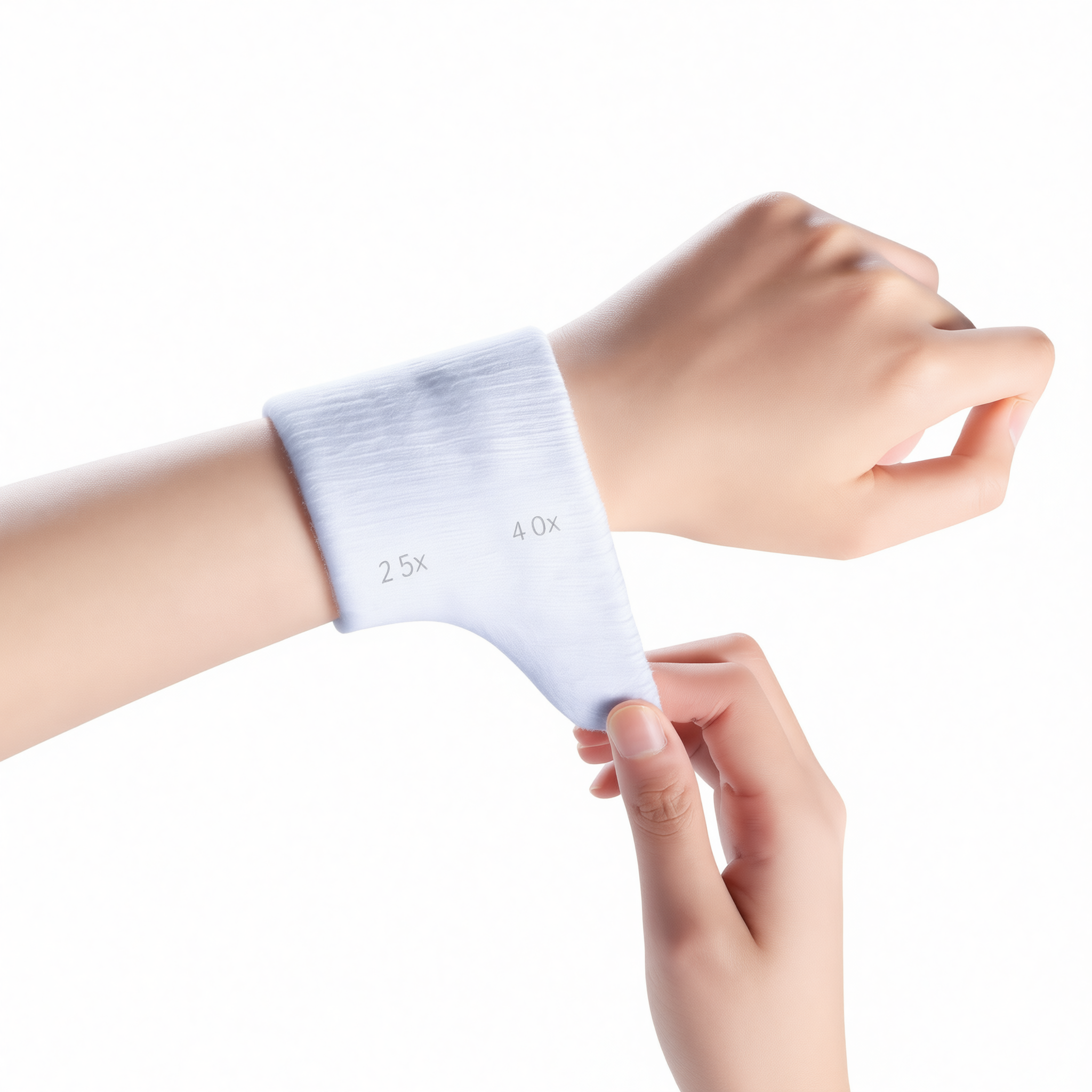 Sports Wristbands Sweat Absorbent Elastic Polyester Rihakuhaku [sweat-absorbent view 5