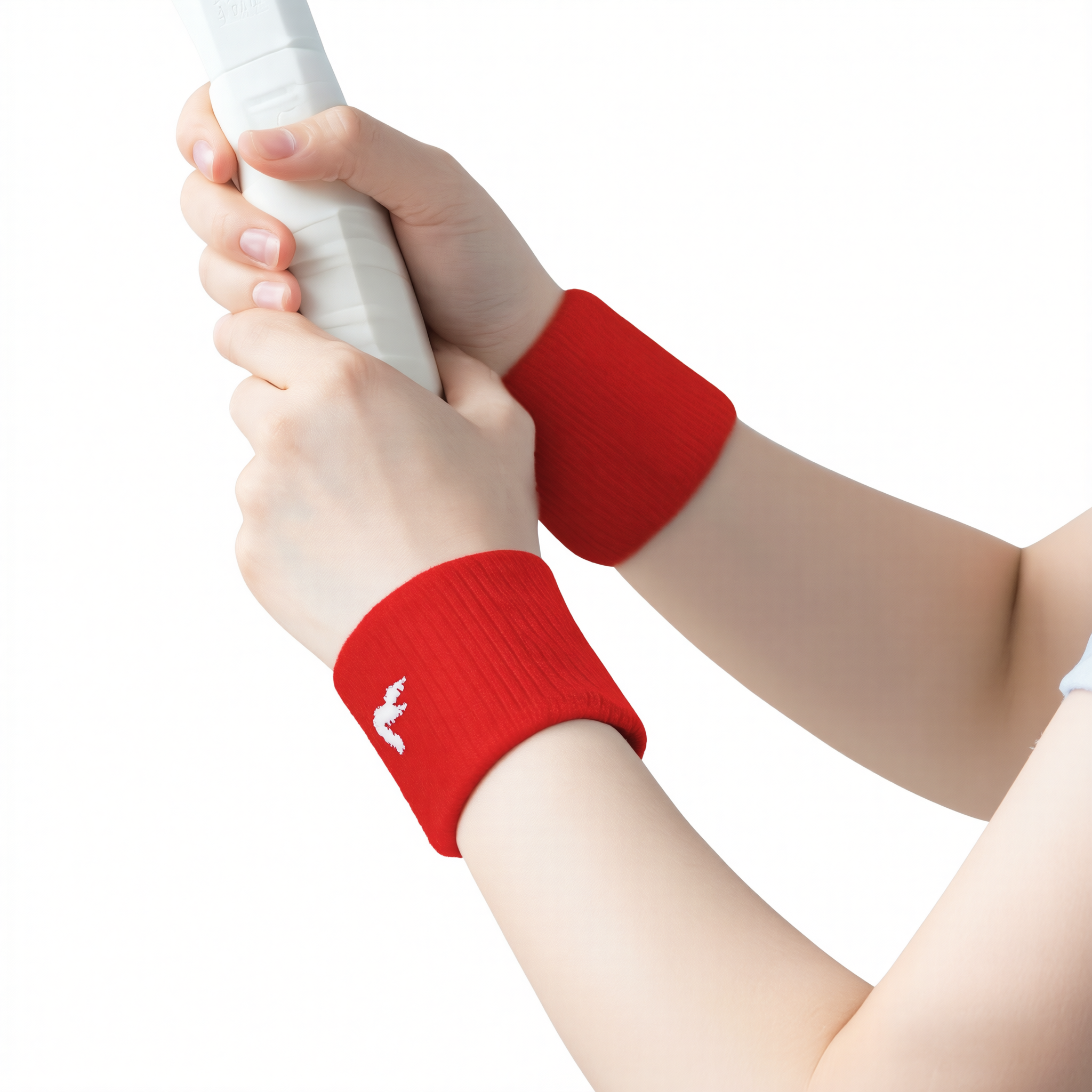 Sports Wristbands Sweat Absorbent Elastic Polyester China red [sweat-absorbent