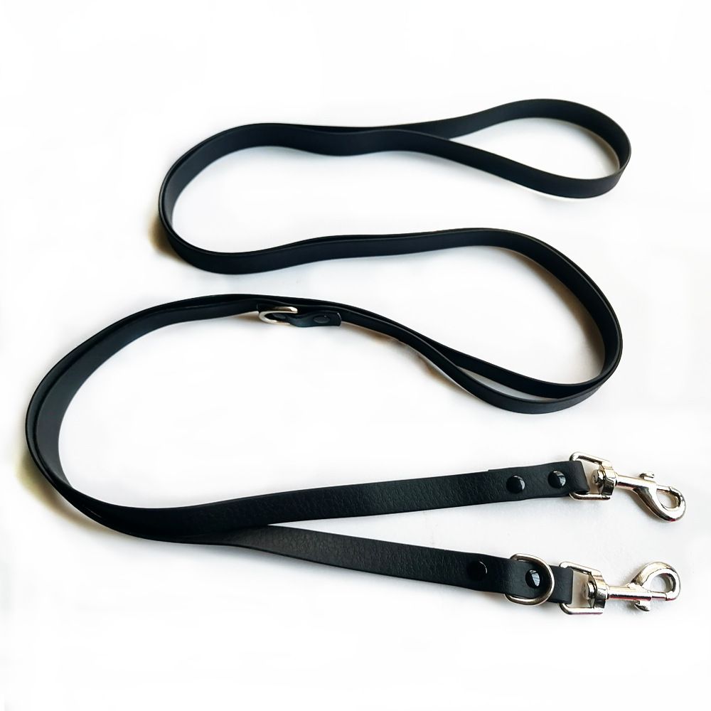 Roommate Dog Leash PVC Double Hook 1.8m black 2.5m*15mm view 5