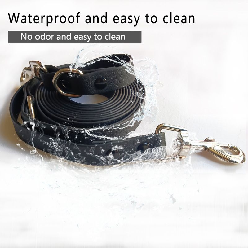 Roommate Dog Leash PVC Double Hook 1.8m Purple 2.5m*15mm view 4