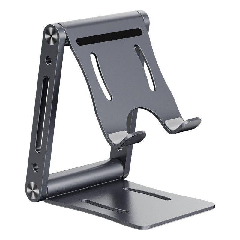 Metal Phone Stand This is spring K53 Rotating Desktop K53 desktop stand (gun gray) view 5