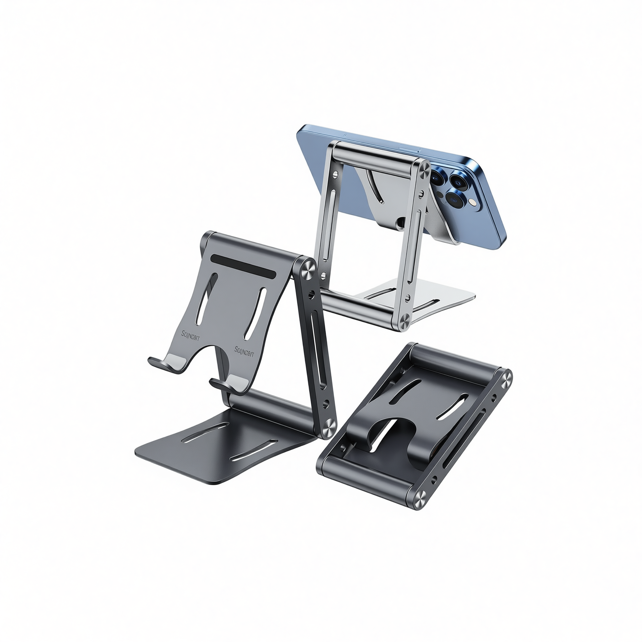 Metal Phone Stand This is spring K53 Rotating Desktop Full metal rotating — image 1