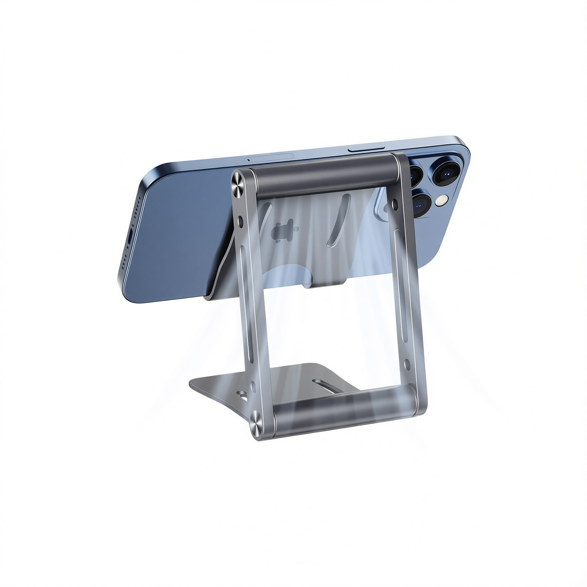 Metal Phone Stand This is spring K53 Rotating Desktop Full metal rotating view 2