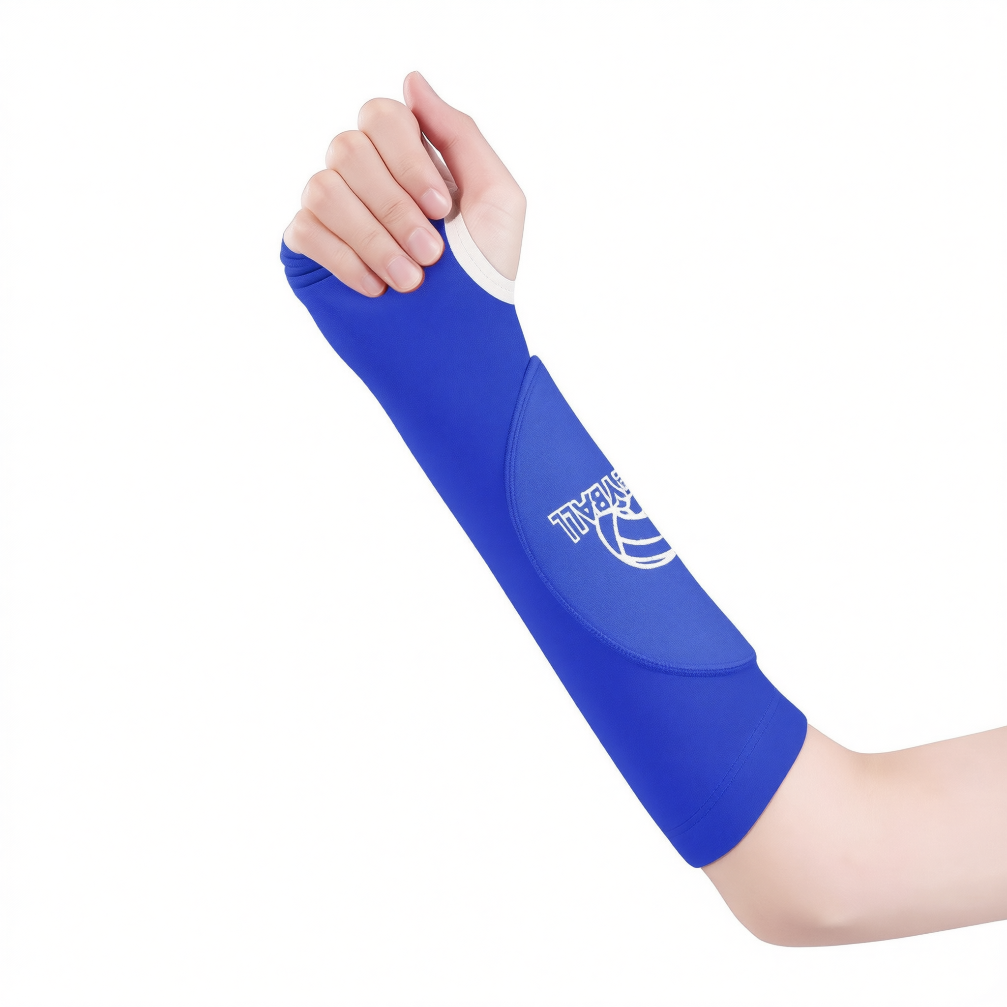Volleyball Arm Guards Nylon The one who leaps Volleyball arm guards [blue] s