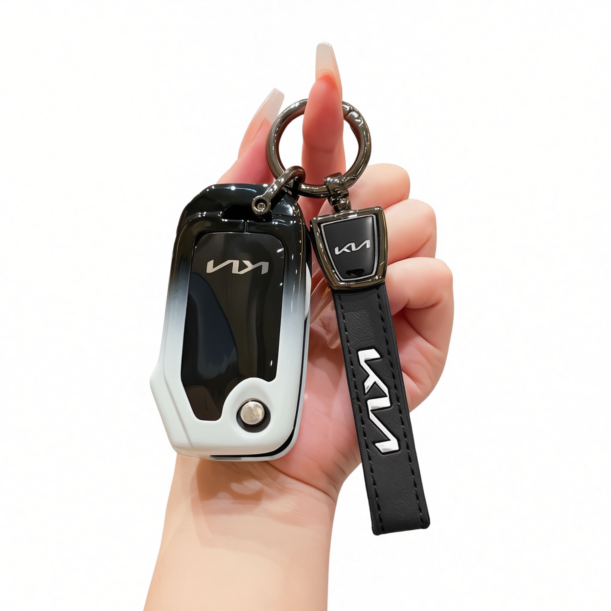 Kia Key Cover Fragrant Car Island H3 Gradient Black Standard H3 key gradient — image 1
