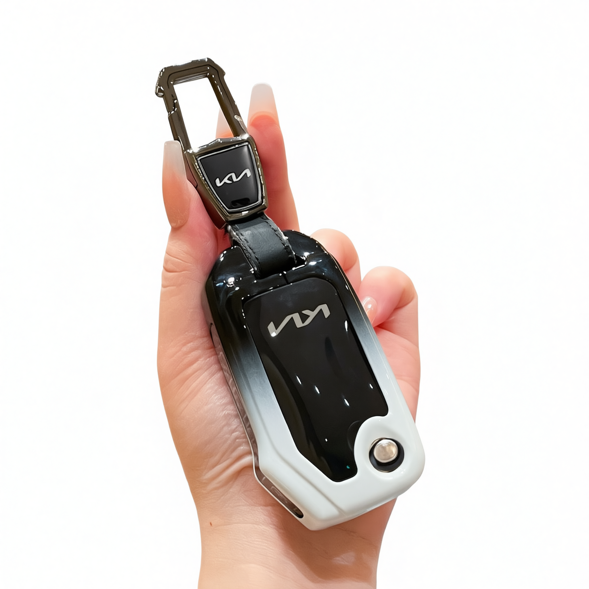 Kia Key Cover Fragrant Car Island H3 Gradient Black Standard H3 key gradient — image 1