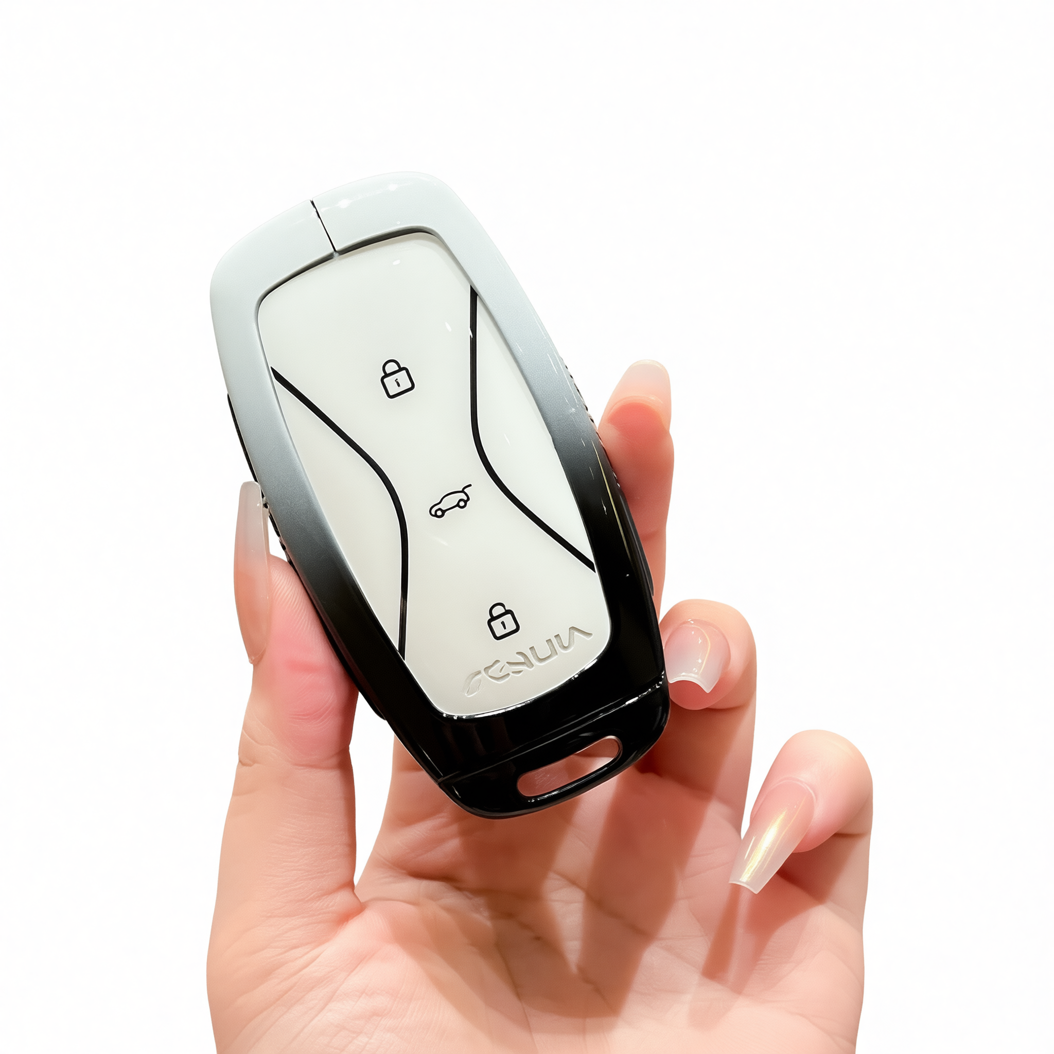 Fragrant Car Aeolus L8 Key Cover Gradient Black White Standard Option b — image 1
