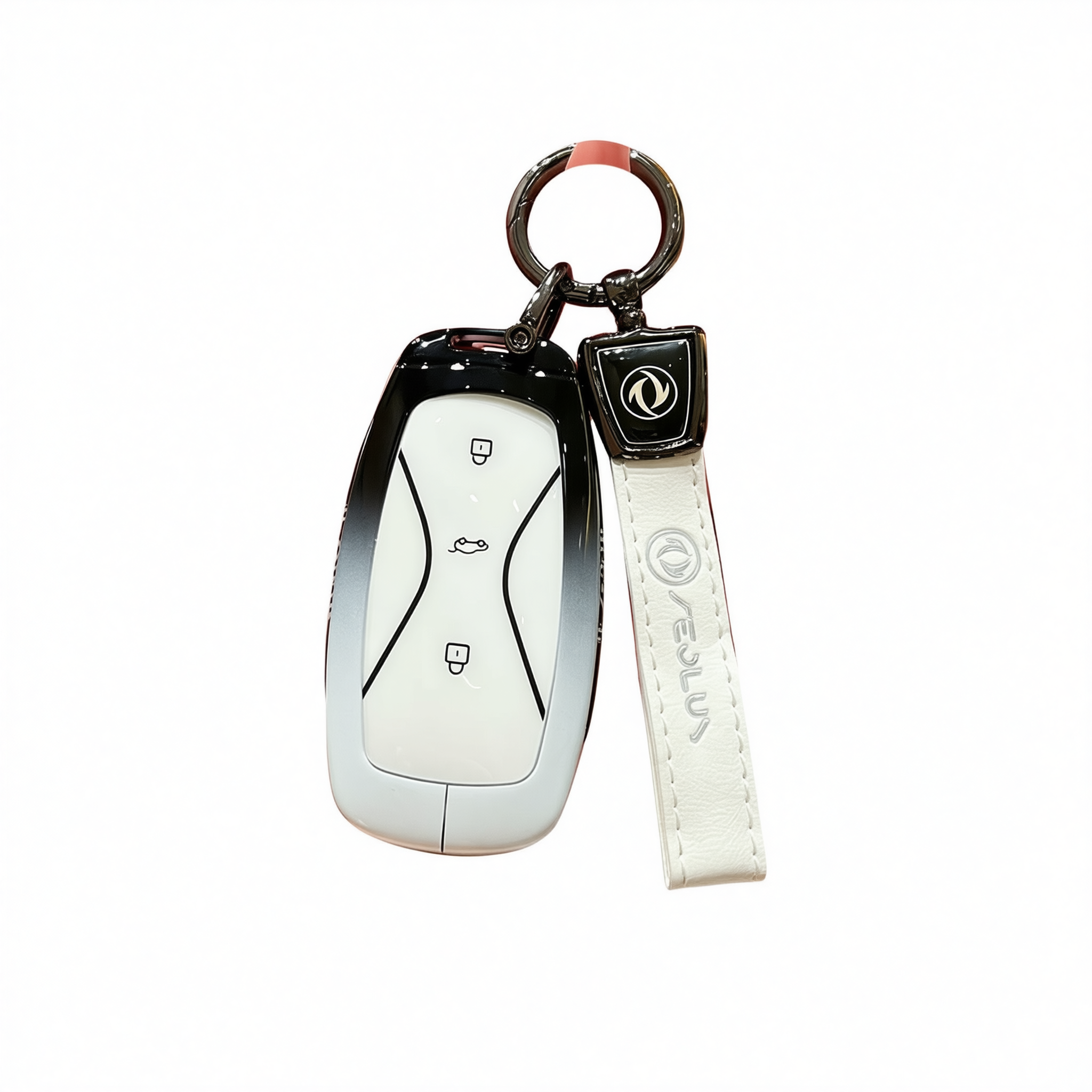 Fragrant Car Aeolus L8 Key Cover Gradient Black White Standard Option b view 6