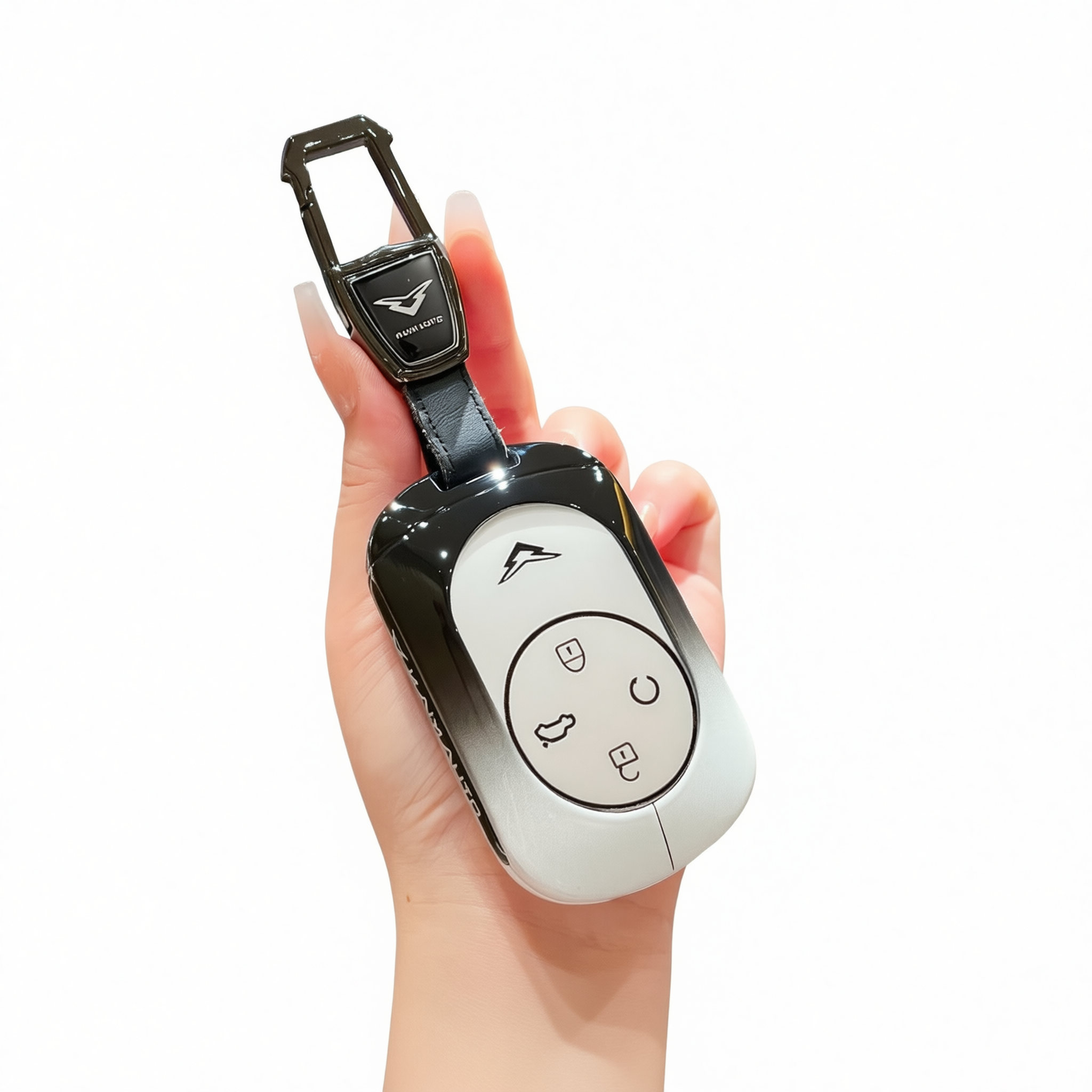 Kaiyi Kunlun Car Key Cover Gradient Black White Standard C style gradient — image 1