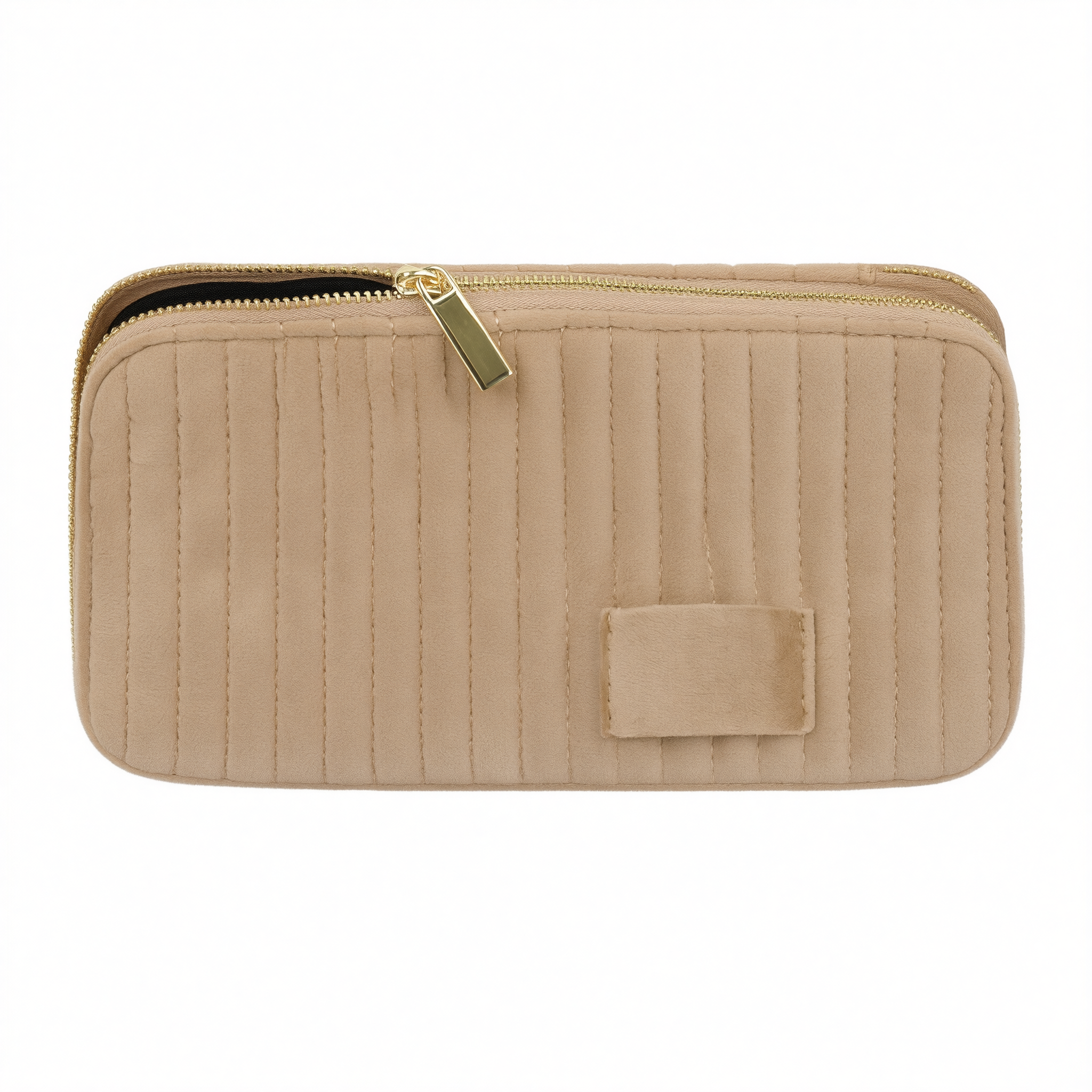 Great Velvet Travel Storage Bag Makeup Organizer Light blue view 4