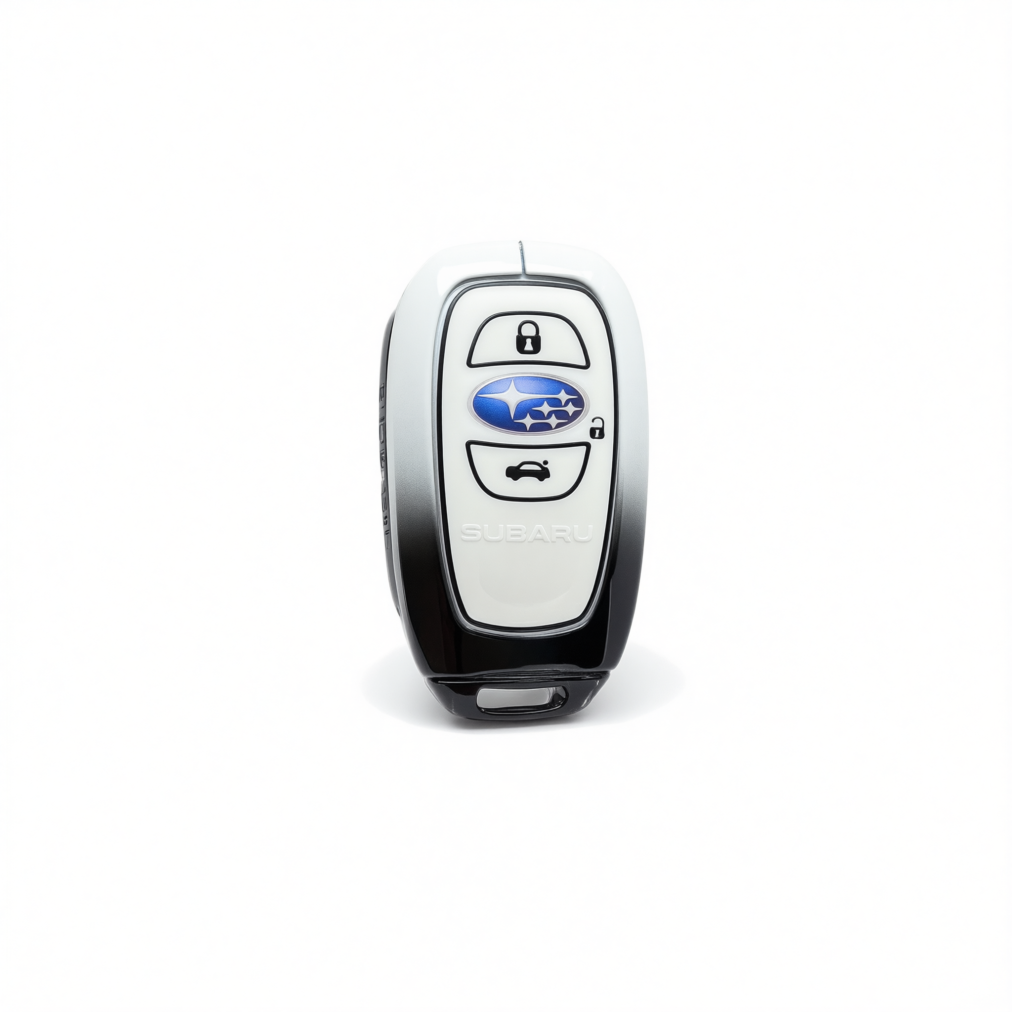 Leading xuan Subaru Key Case Zinc Alloy Standard Gradient black and white — image 1