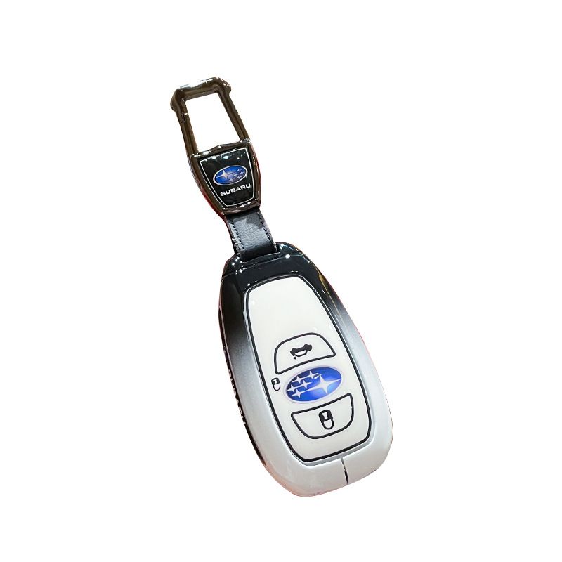 Leading xuan Subaru Key Case Zinc Alloy Standard Gradient black and white view 6