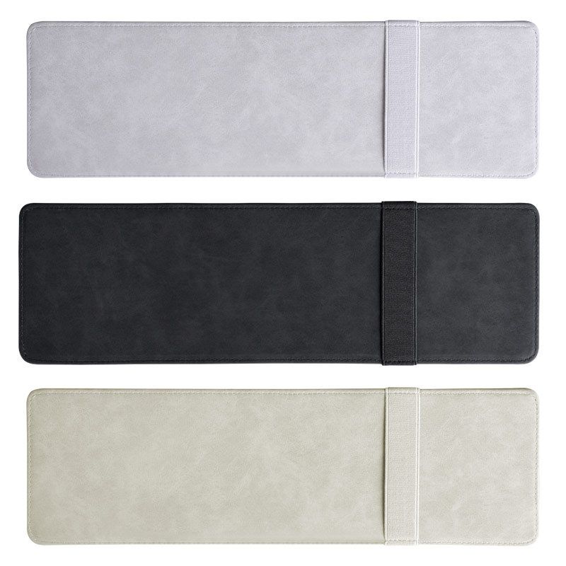 Suede Car Sun Visor Glasses Clip Card Holder Organizer Classic black view 6