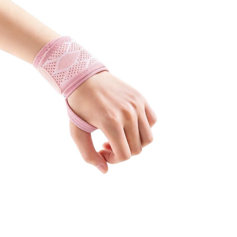 Sports Wristband Compression Sweat Band Breathable powder - one pair [breathable view 6