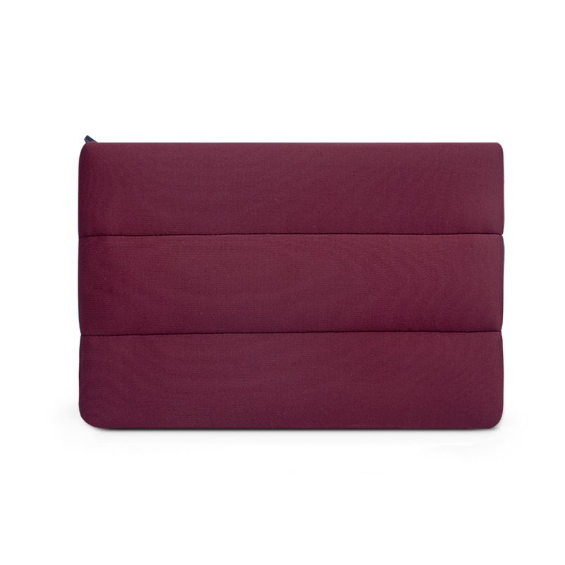 Great Neoprene Cube Makeup Bag Travel Storage Wine red view 4