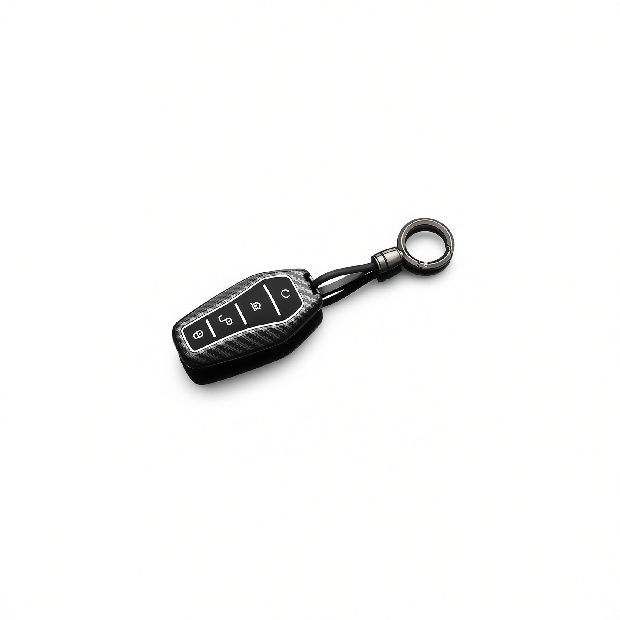 Fragrant Car Island Key Cover for BYD Tang Dmi. Bagged Model b 4-button view 4